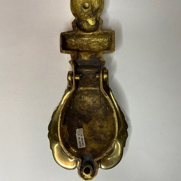 Vintage brass door knocker - Picture 3 of 3